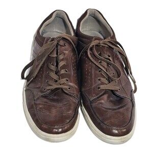 Aldo Mens Shoes Light Brown Low Top Lace Up Business Casual Sneaker US Size 13